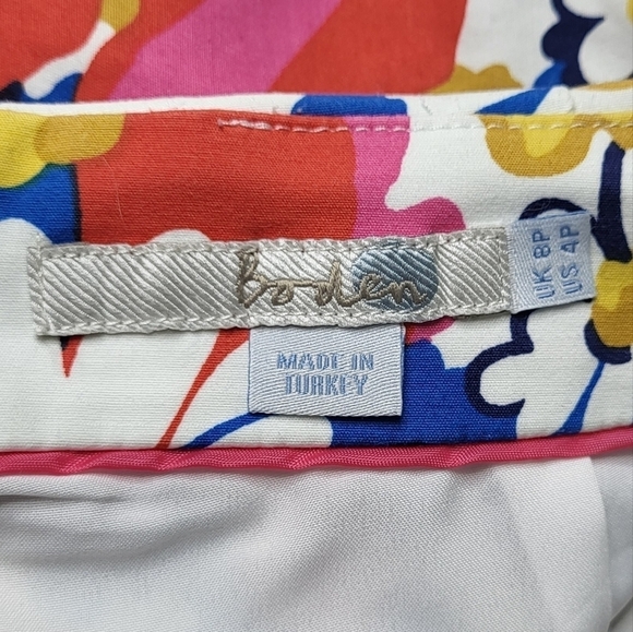 Boden Floral Pencil Skirt. Size 4P. 4 Petite. Colorful - Picture 8 of 8